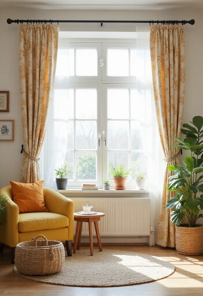 27 Kid-Friendly Living Room Decor Ideas That Balance Style and Function - 13. Kid-Friendly Stylish Curtains