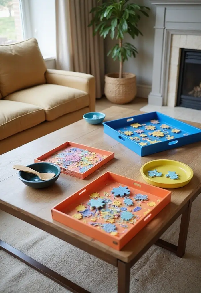 27 Kid-Friendly Living Room Decor Ideas That Balance Style and Function - 22. Playful Table Decor