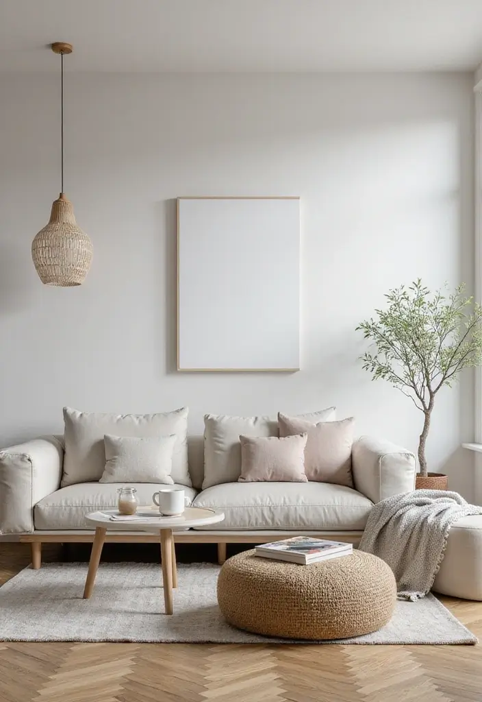 27 Living Room Neutral Ideas That Feel Calm and Timeless - 18. Sleek, Uncluttered Surfaces
