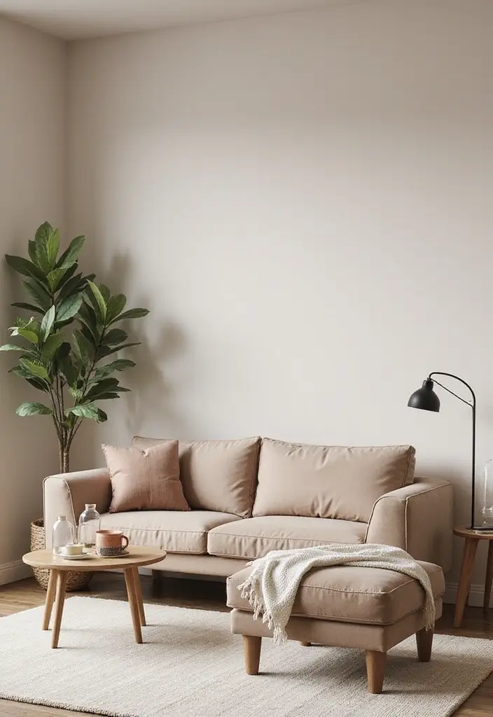 27 Living Room Neutral Ideas That Feel Calm and Timeless - 26. Harmonious Color Transitions