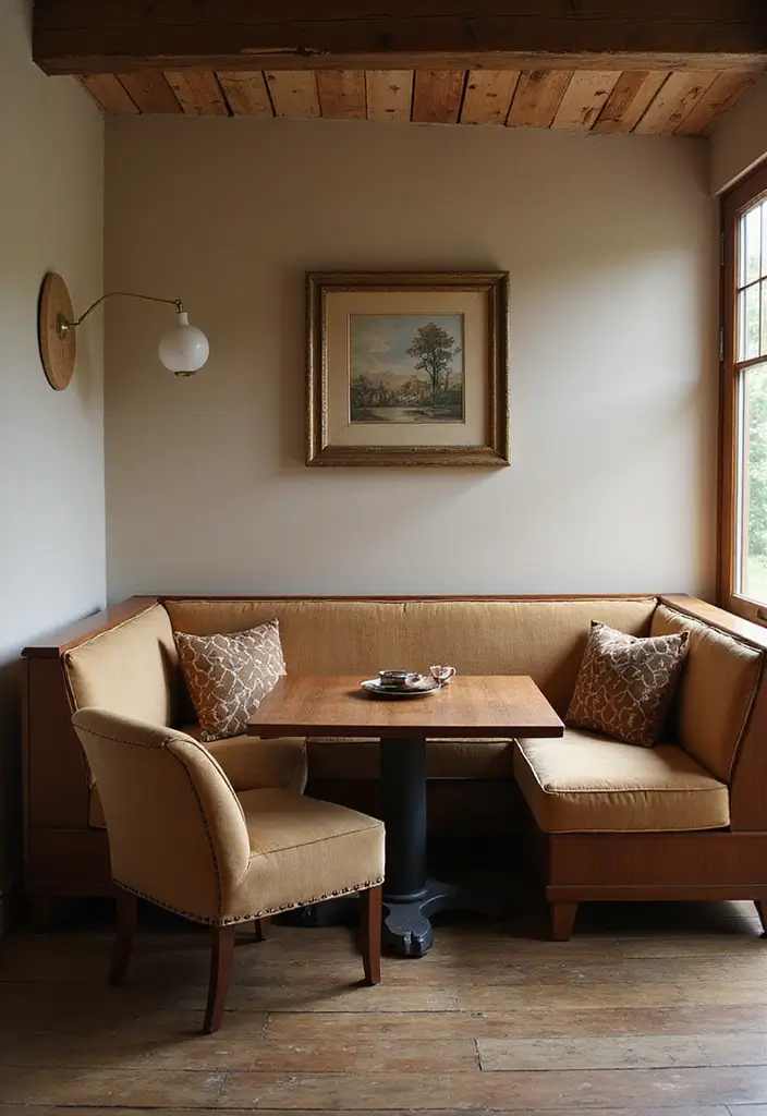 27 Living Room Sitting Area Ideas That Create a Cozy Conversation Space - 18. Cozy Booth Seating