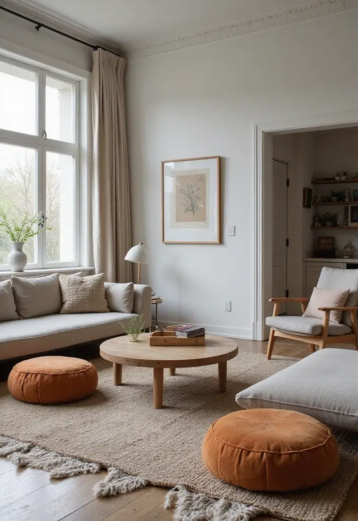 27 Living Room Sitting Area Ideas That Create a Cozy Conversation Space - 2. Flexible Furniture Arrangements