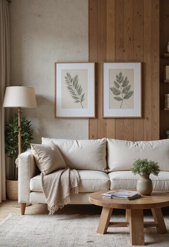 27 Living Room Sitting Area Ideas That Create a Cozy Conversation Space - 22. Textured Walls for Interest