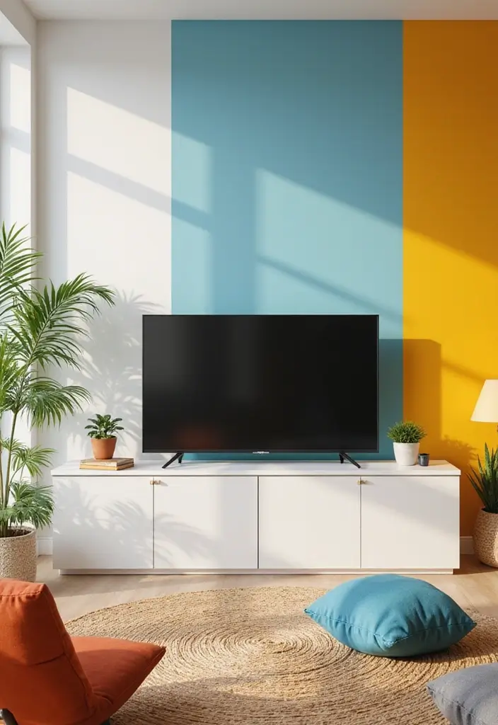 27 Living Room TV Unit Designs That Look Clean and Organized - 5. The Power of White