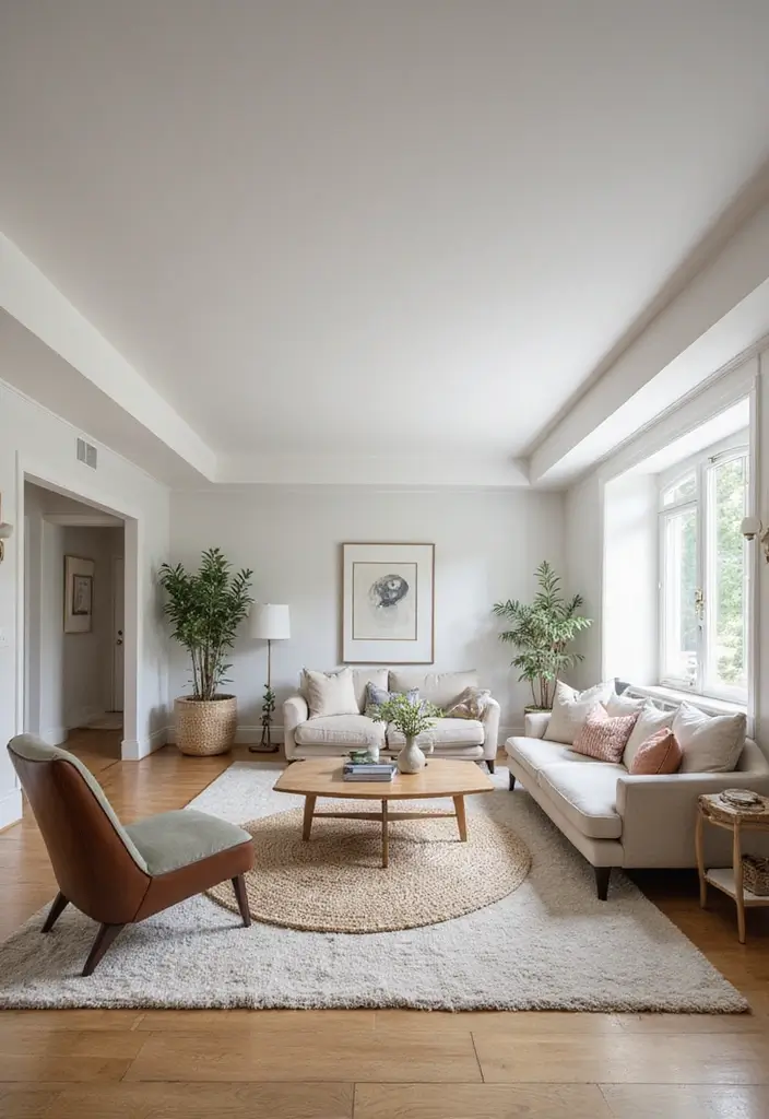 27 Neutral Boho Living Room Ideas That Feel Balanced and Calm - 14. Open Concept Design