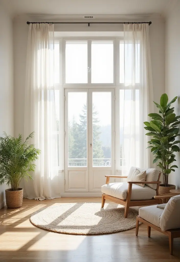 27 Neutral Boho Living Room Ideas That Feel Balanced and Calm - 2. Natural Light