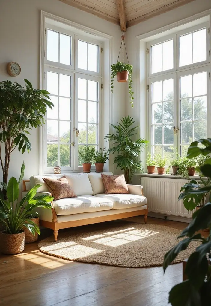 27 Picture Windows Living Room Ideas That Bring in Natural Light - 5. Corner Windows
