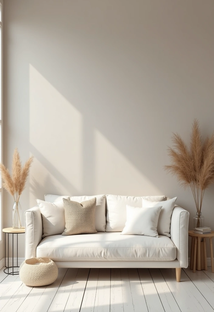 27 Small Living Room Color Scheme Ideas That Maximize Light and Space - 6. Light Taupe and White