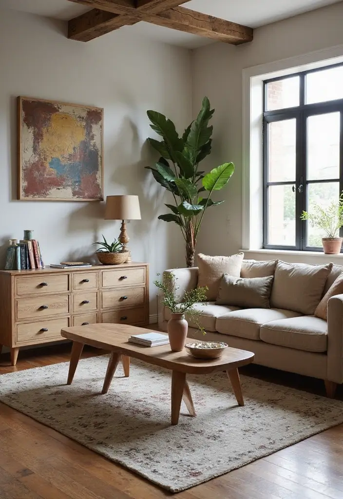 27 Ultra Luxury Living Room Ideas That Exude Glamour and Elegance - 2. Reclaimed Wood Accents