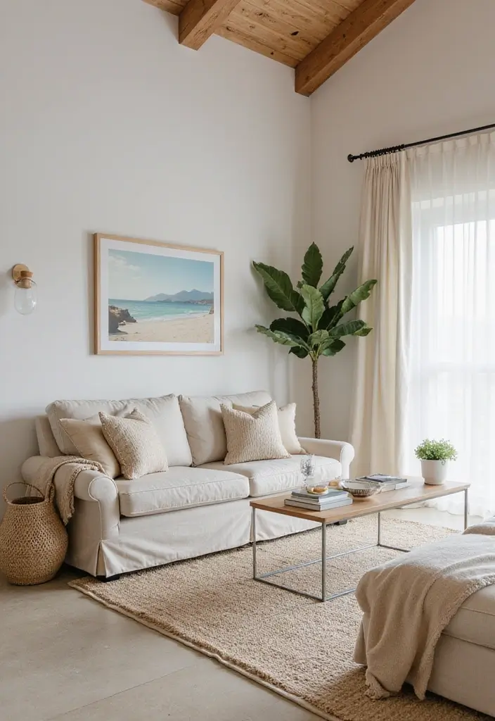 27 Ultra Luxury Living Room Ideas That Exude Glamour and Elegance - 23. Coastal Elegance