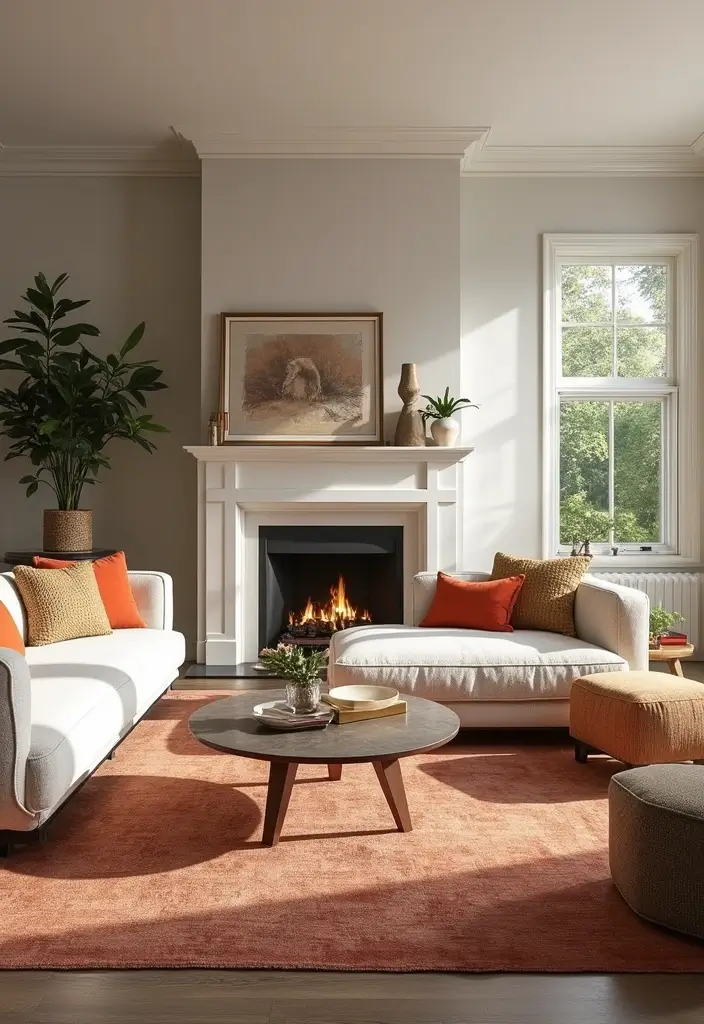 27 Ultra Luxury Living Room Ideas That Exude Glamour and Elegance - 27. Seasonal Decor Swaps