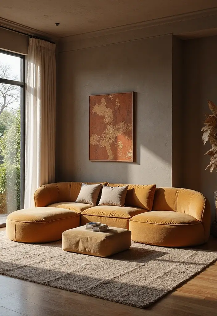 27 Ultra Luxury Living Room Ideas That Exude Glamour and Elegance - 3. Eco-Friendly Fabrics for Upholstery