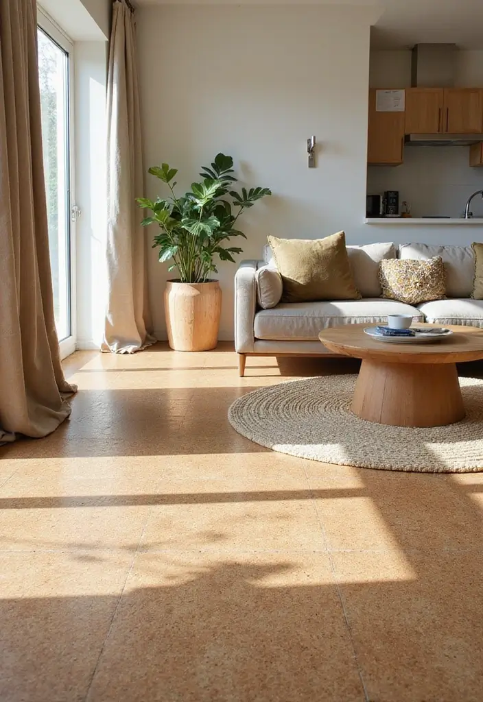 27 Ultra Luxury Living Room Ideas That Exude Glamour and Elegance - 7. Sustainable Flooring Options