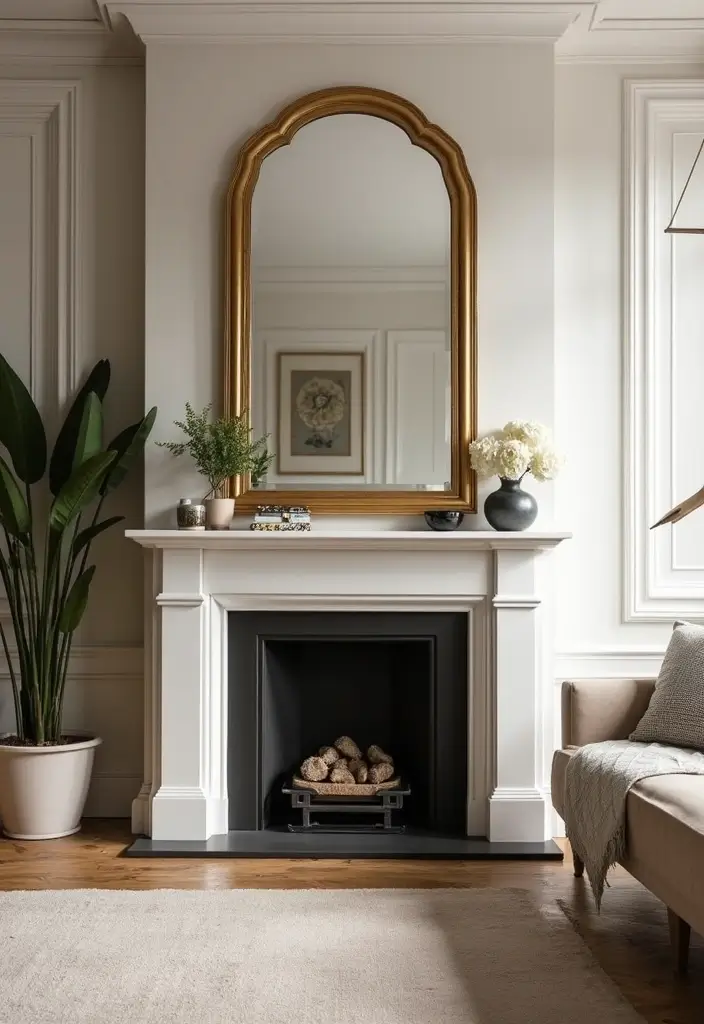 27 Wall Decor Design Living Room Ideas That Add Personality - 4. Art Deco Mirrors