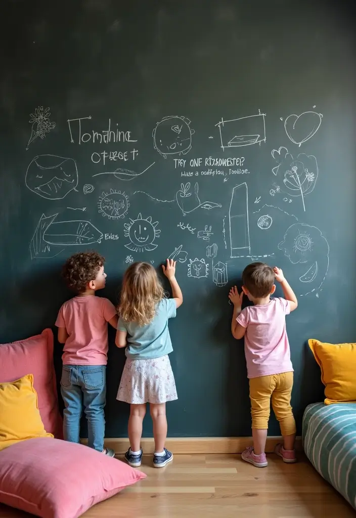 27 Wall Inspiration Living Room Ideas That Spark Creativity - 10. Interactive Art Displays