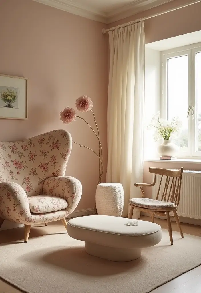 28 Fairycore Living Room Ideas That Feel Dreamy and Whimsical - 6. Whimsical Furniture