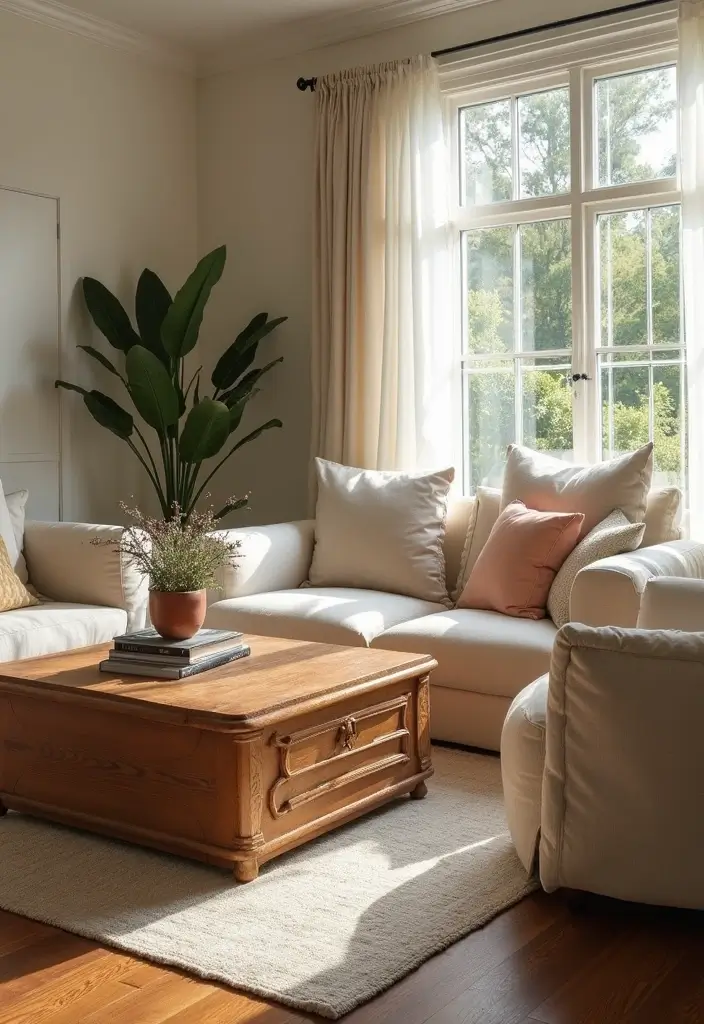 28 Fall Decor for Living Room Ideas That Feel Seasonal and Warm - 13. Comfy Seating