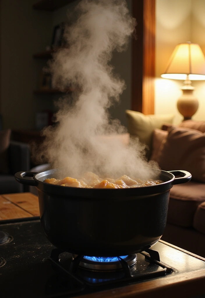 28 Fall Decor for Living Room Ideas That Feel Seasonal and Warm - 27. Fragrant Simmering Pots