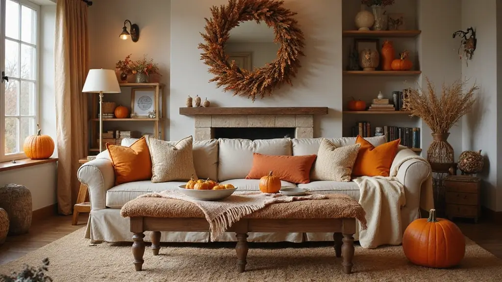 28 Fall Decor for Living Room Ideas That Feel Seasonal and Warm
