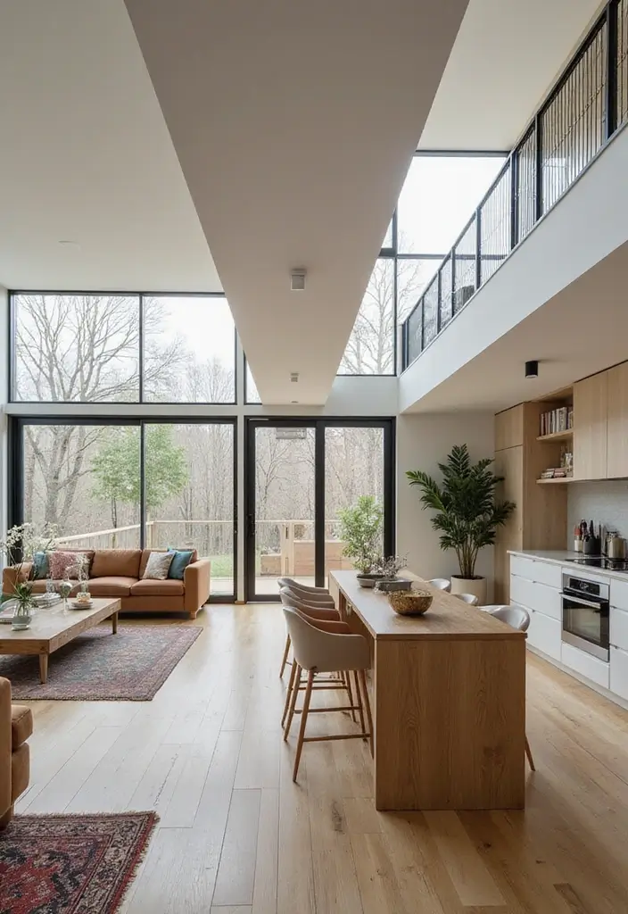 28 Huge Living Room Ideas That Feel Open and Inviting - 1. Embrace Open Concept Design