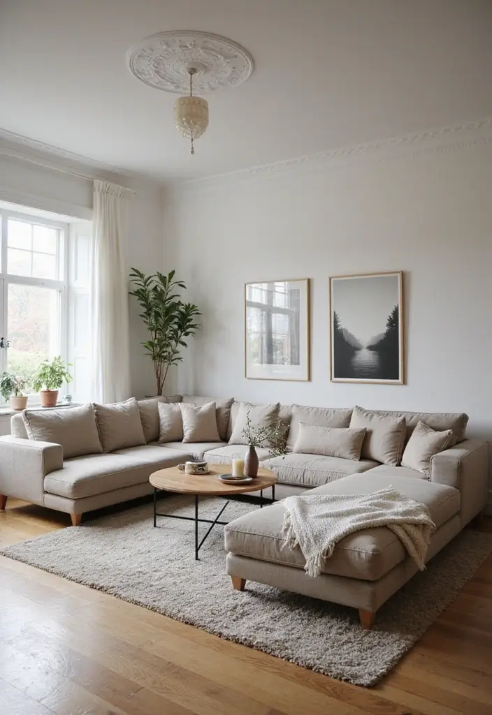 28 Huge Living Room Ideas That Feel Open and Inviting - 26. Choose a Sectional Sofa