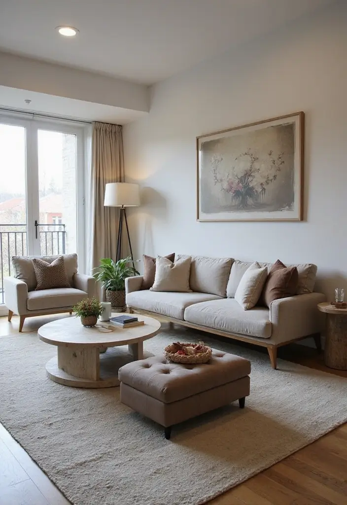 28 Huge Living Room Ideas That Feel Open and Inviting - 3. Use Multi-Functional Furniture