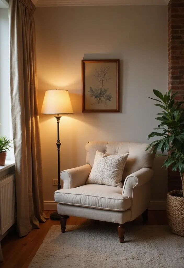 28 Industrial Farmhouse Living Room Ideas That Blend Rustic and Modern - 11. Cozy Nooks