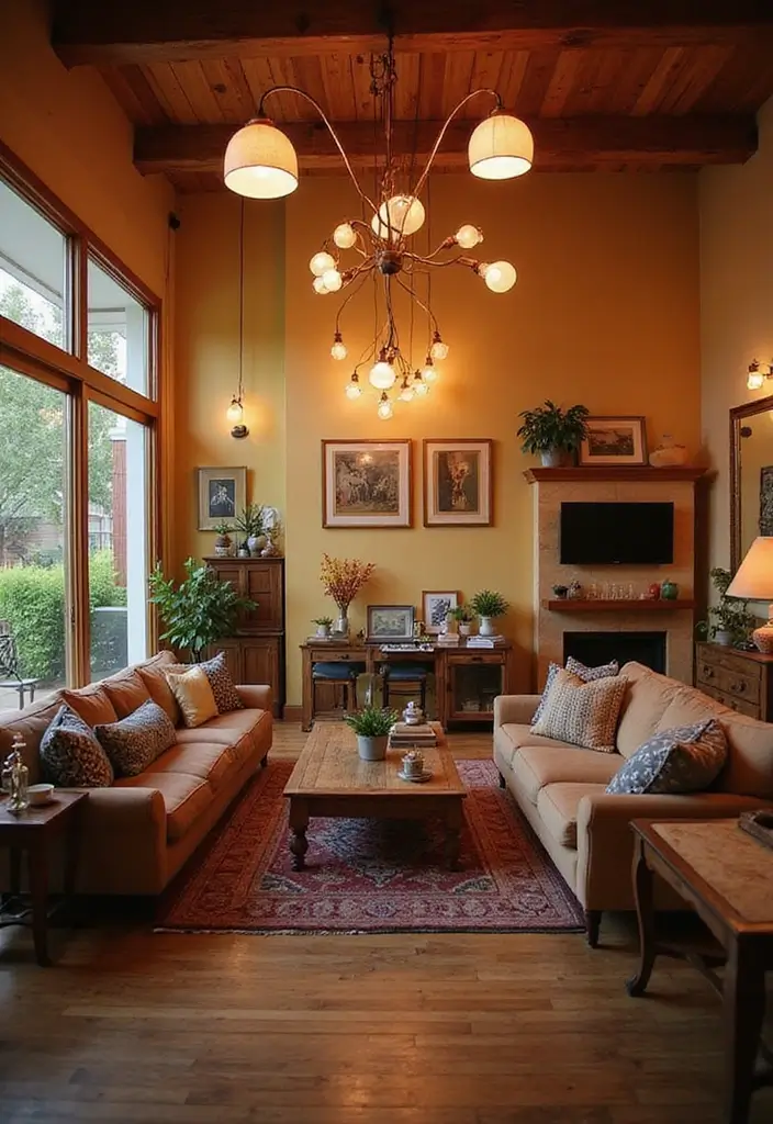 28 Kid Friendly Living Room Ideas That Are Durable and Stylish - 12. Playful Lighting Fixtures