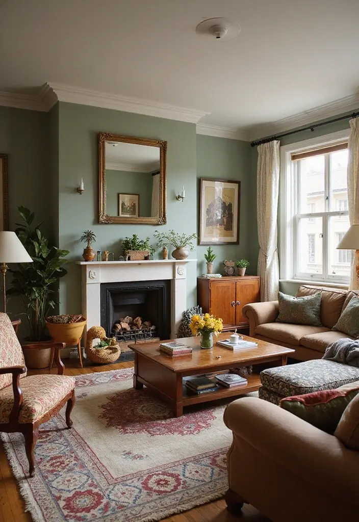 28 Kid Friendly Living Room Ideas That Are Durable and Stylish - 23. Vintage Charm