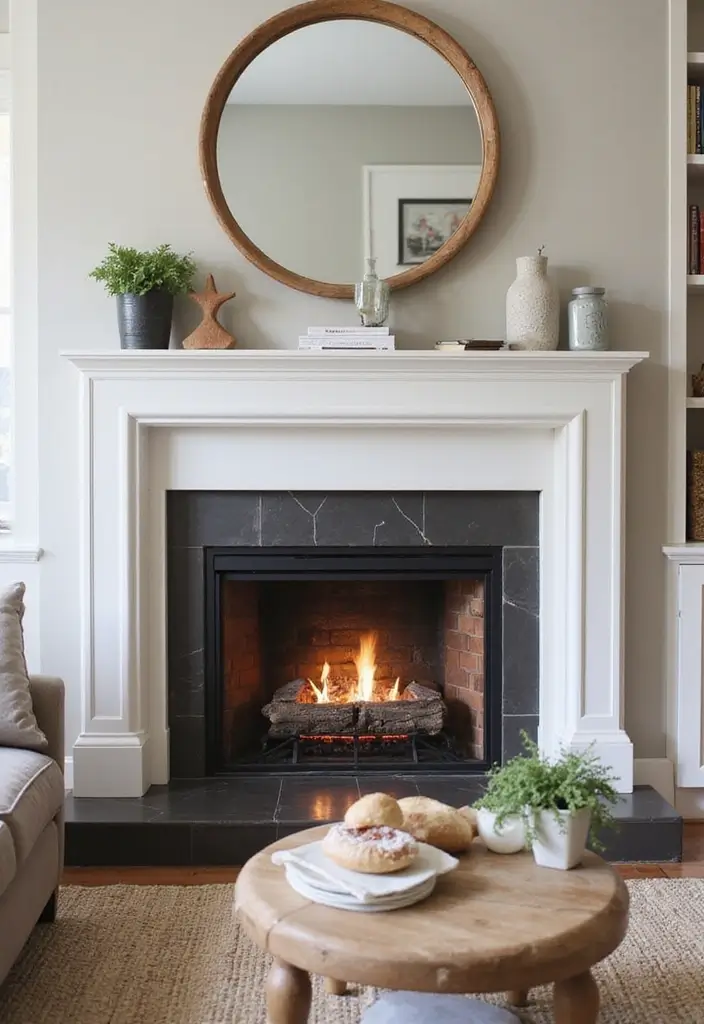 28 Kid Friendly Living Room Ideas That Are Durable and Stylish - 25. Kid-Friendly Fireplaces