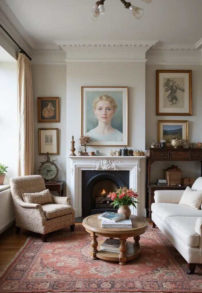 28 Living Room Art Deco Ideas That Feel Glamorous and Vintage - 28. Personal Touches