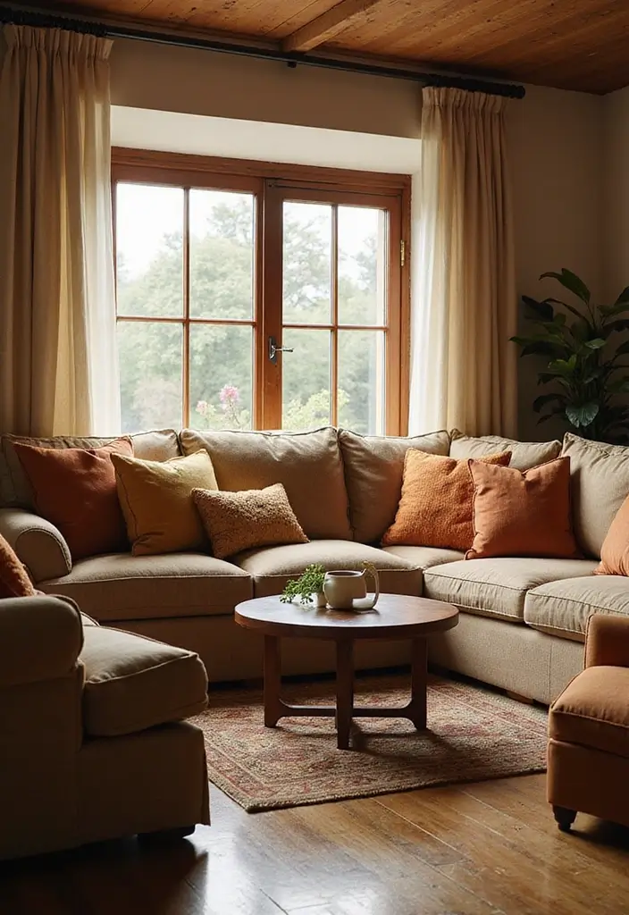 28 Living Room Night Aesthetic Ideas That Feel Cozy and Intimate - 23. Overstuffed Furniture