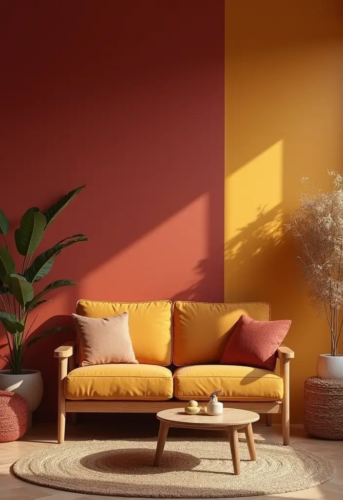 28 Living Room Night Aesthetic Ideas That Feel Cozy and Intimate - 4. Warm Color Palettes