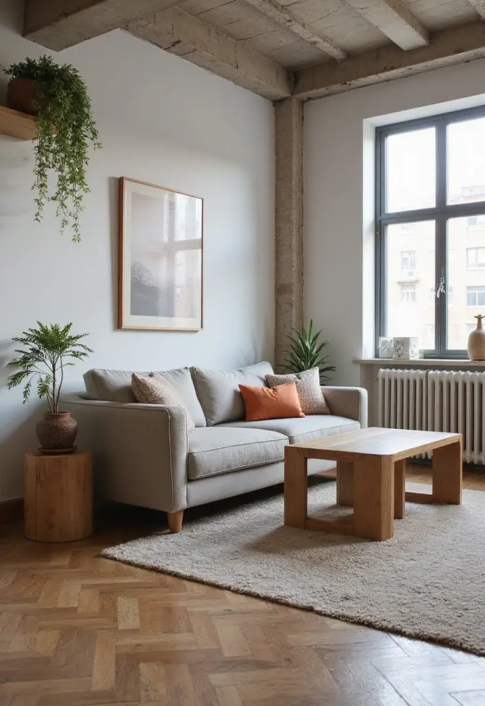 28 Loft Living Room Ideas That Feel Open and Urban - 9. Functional and Stylish Furniture