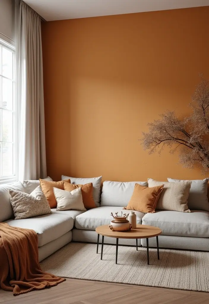 28 Modern Cozy Living Room Ideas That Feel Warm and Inviting - 13. Incorporate Accent Walls