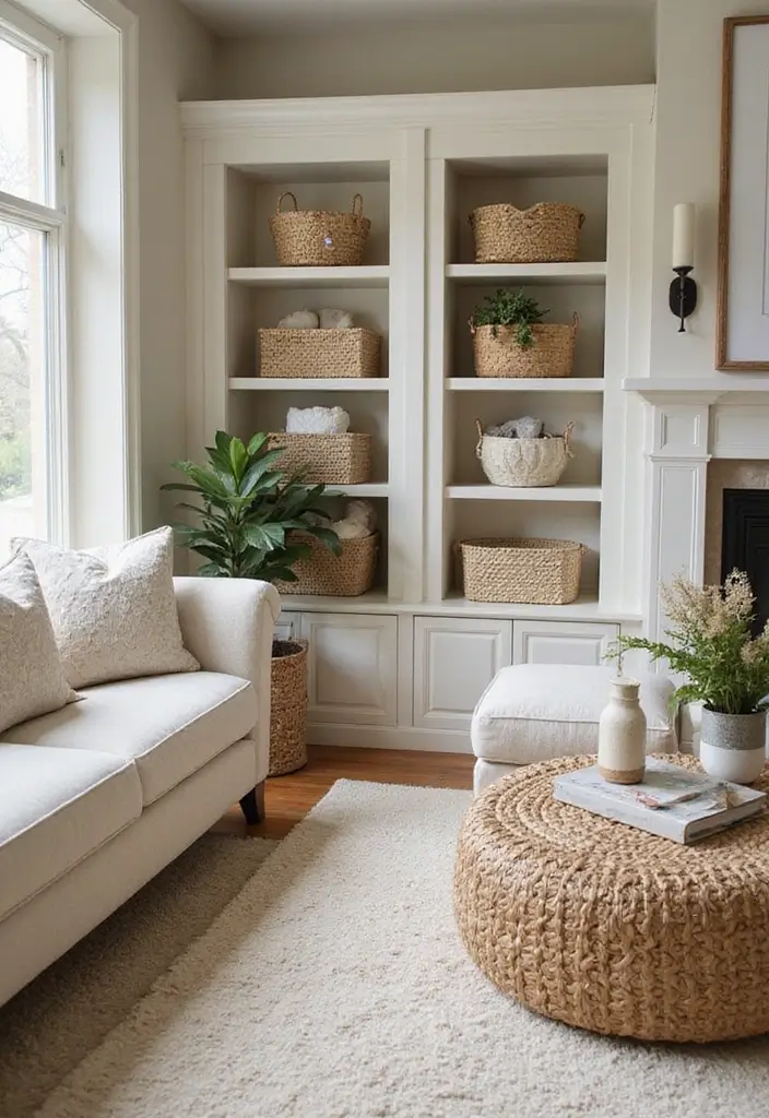 28 Modern Cozy Living Room Ideas That Feel Warm and Inviting - 24. Keep it Clutter-Free