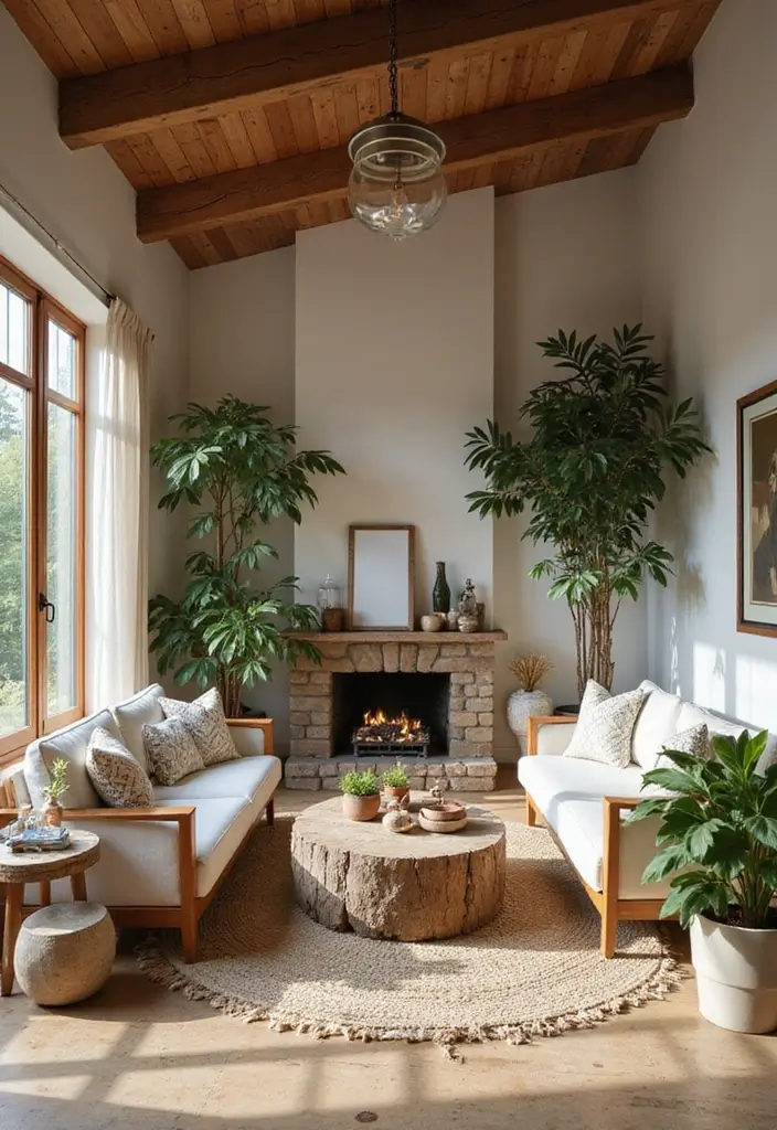 28 Modern Cozy Living Room Ideas That Feel Warm and Inviting - 3. Incorporate Natural Elements