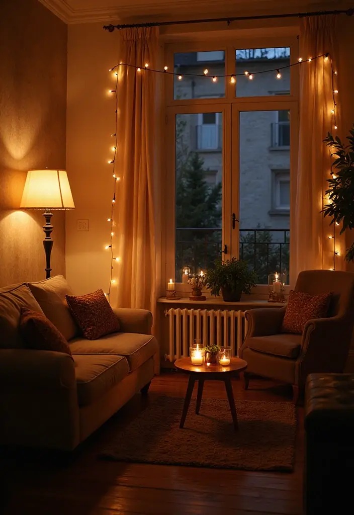 28 Modern Cozy Living Room Ideas That Feel Warm and Inviting - 4. Use Soft Lighting