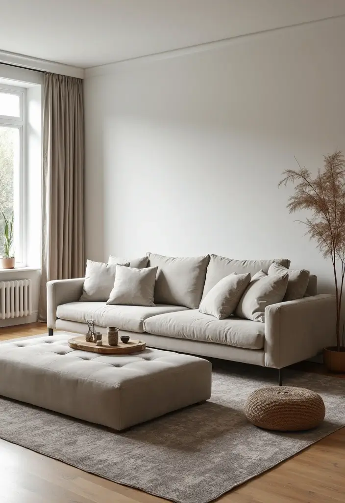 28 Modern Cozy Living Room Ideas That Feel Warm and Inviting - 5. Integrate Multi-Functional Furniture