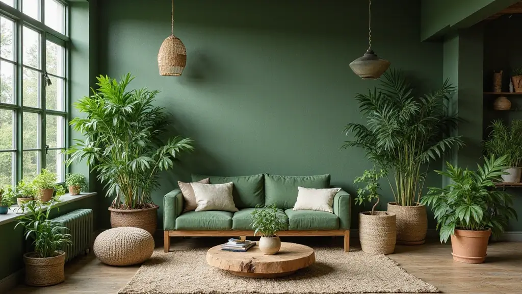 28 Moss Green Living Room Ideas That Feel Earthy and Elegant