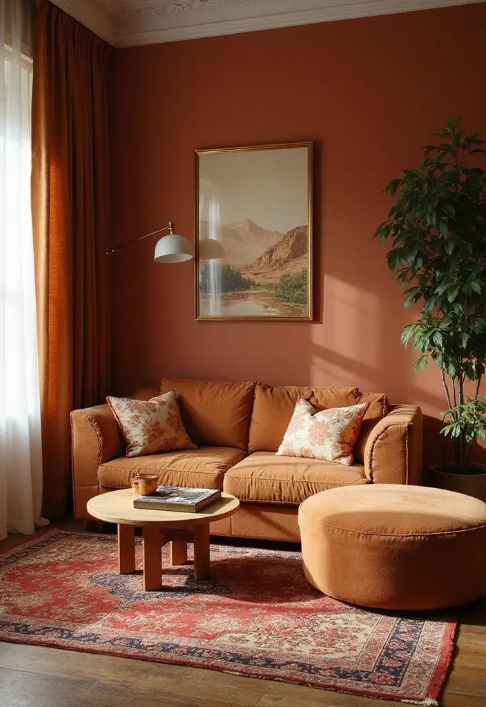 28 Western Living Room Decorating Ideas for Ranch Style Interiors That Feel Authentic - 7. Earthy Color Palettes