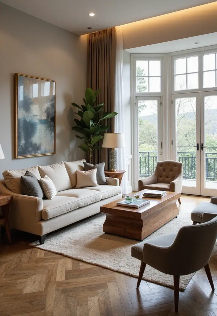 29 Dream Living Room Luxury Ideas That Feel Opulent and Modern - 4. Upscale Home Furnishings