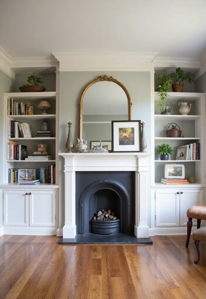 29 Italy Living Room Ideas That Capture Mediterranean Elegance - 23. Custom Built-ins