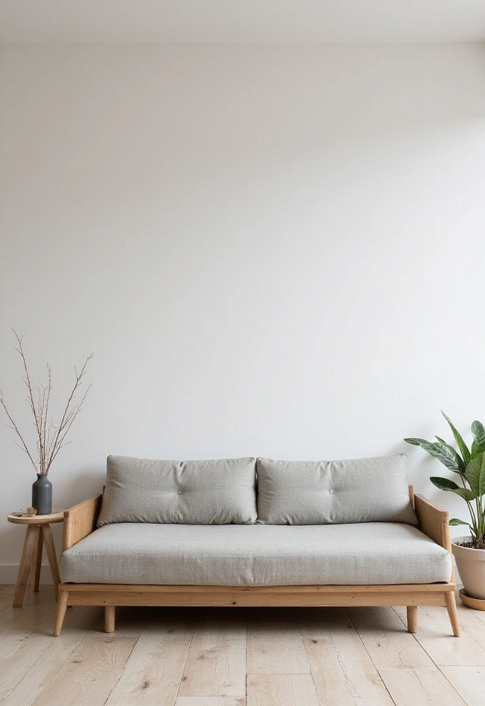 29 Japandi Sofa Living Room Ideas That Feel Minimal and Peaceful - 4. Functional Furniture Choices