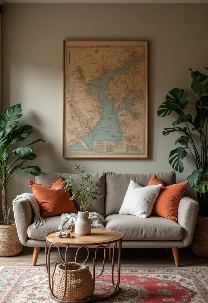 29 Living Room Boho Chic Ideas That Feel Relaxed and Trendy - 10. Personal Touches in Decor