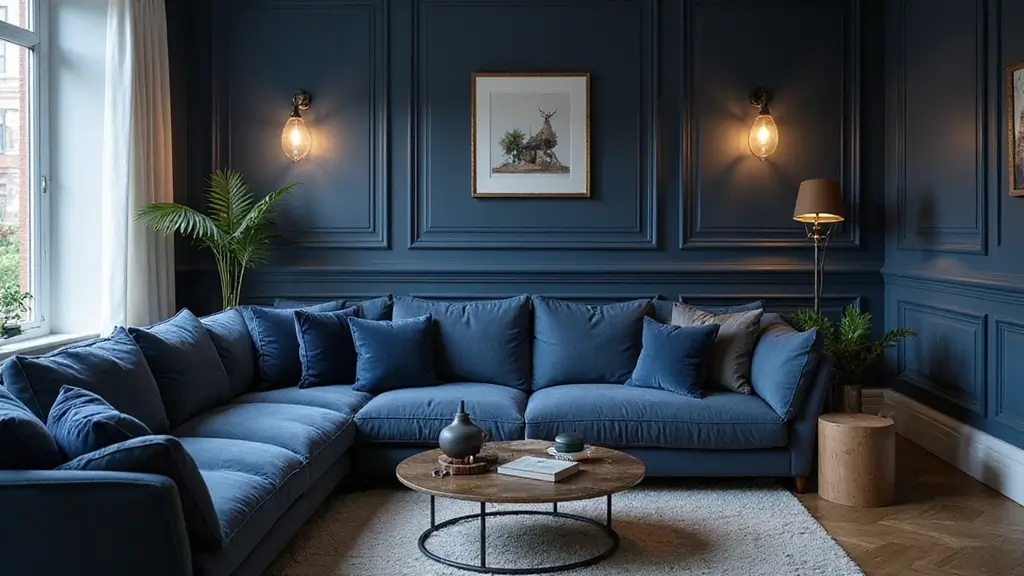 29 Living Room Dark Blue Ideas That Feel Moody and Sophisticated