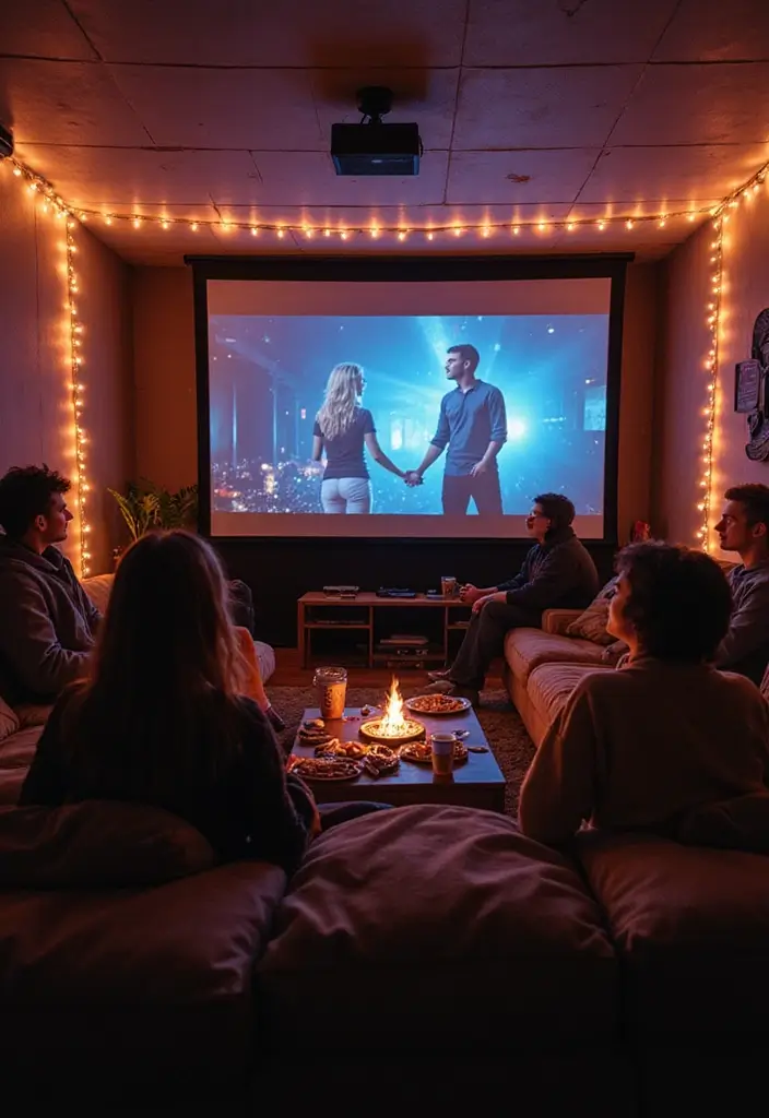 29 Living Room Movie Night Ideas That Make Home Feel Like a Theater - 11. Interactive Movie Experiences