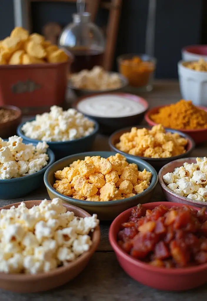 29 Living Room Movie Night Ideas That Make Home Feel Like a Theater - 12. Upscale Your Popcorn Game