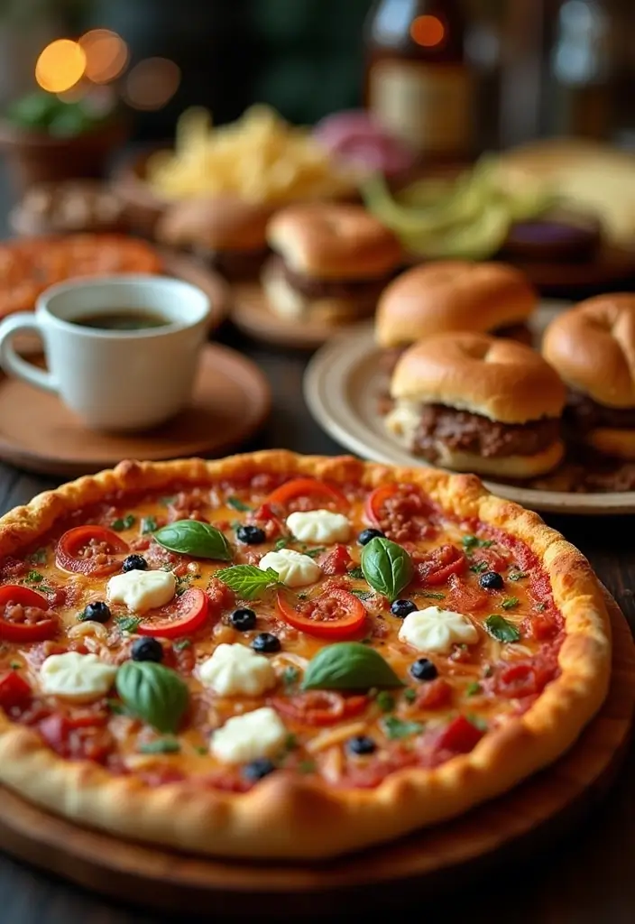 29 Living Room Movie Night Ideas That Make Home Feel Like a Theater - 20. Focus on Comfort Food