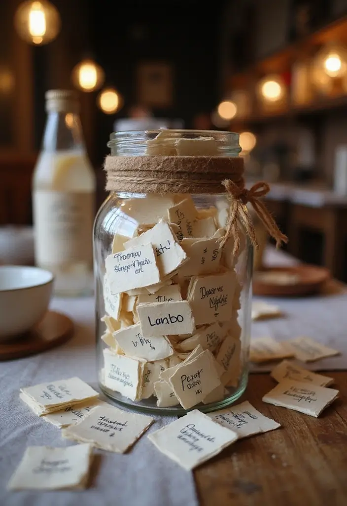 29 Living Room Movie Night Ideas That Make Home Feel Like a Theater - 26. Movie Night Jars